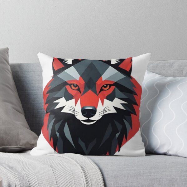 Artikelvorschau, rotes Wolfsgesicht entworfen und verkauft von optimusprime39.