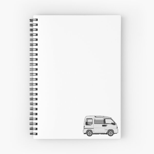 Item preview, Outline of a Japanese Kei Van, Dias Van, JDM Tiny Van, retro JDM designed and sold by mmmkei.