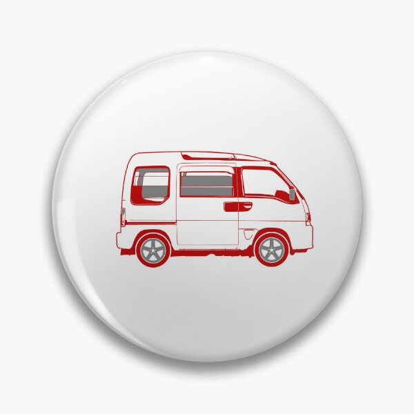 Item preview, Outline of a Japanese Kei Van, Dias Van, JDM Tiny Van, retro JDM designed and sold by mmmkei.