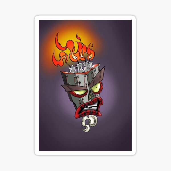Vista previa del artículo con la obra «Crash Bandicoot rediseñado», diseñado y vendido por VCynthia.