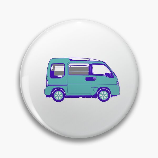 Item preview, Outline of a Japanese Kei Van, Dias Van, JDM Tiny Van, retro JDM designed and sold by mmmkei.