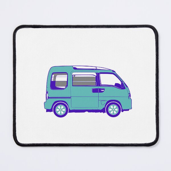 Item preview, Outline of a Japanese Kei Van, Dias Van, JDM Tiny Van, retro JDM designed and sold by mmmkei.
