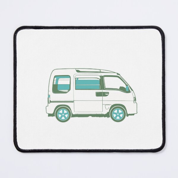 Item preview, Outline of a Japanese Kei Van, Dias Van, JDM Tiny Van, retro JDM designed and sold by mmmkei.