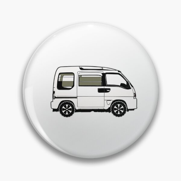 Item preview, Outline of a Japanese Kei Van, Dias Van, JDM Tiny Van, retro JDM designed and sold by mmmkei.
