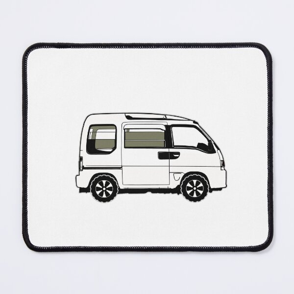 Item preview, Outline of a Japanese Kei Van, Dias Van, JDM Tiny Van, retro JDM designed and sold by mmmkei.