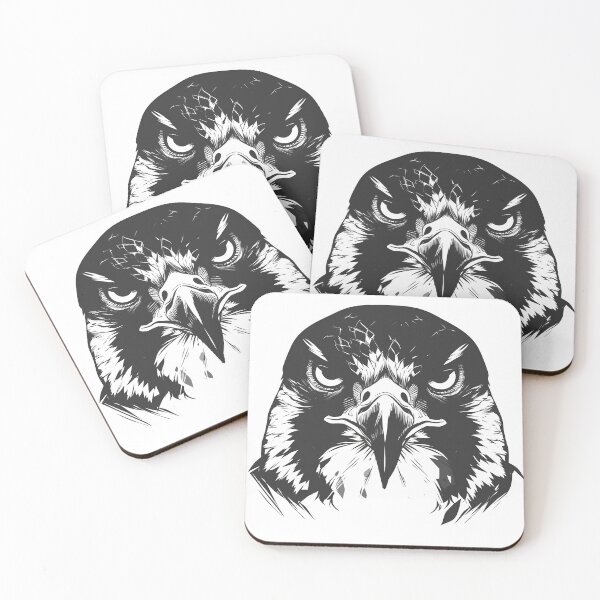 Item preview, Bold Falcon Stencil Art – Striking and Urban Design designed and sold by Windy-market.