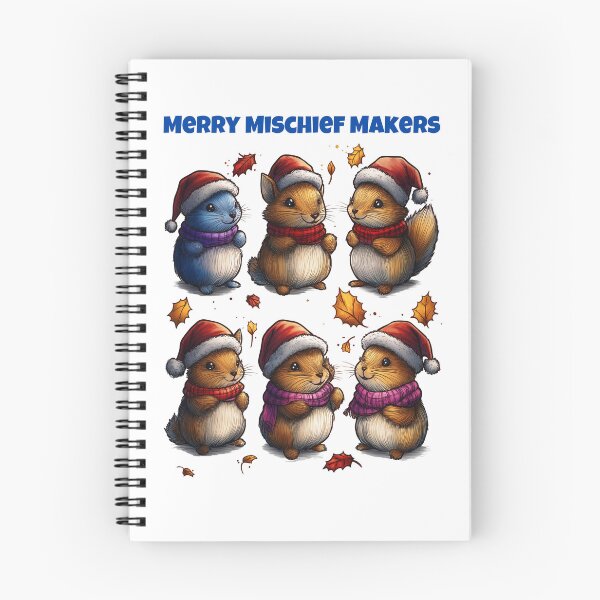 Item preview, Merry Mischief Makers, Christmas Hamsters, Festive Rodents, Cute Holiday Animals, Santa Hat Critters designed and sold by BukkyStory.