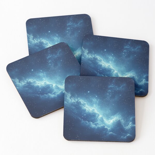 Item preview, Luminous clouds and stars at night designed and sold by brandway.