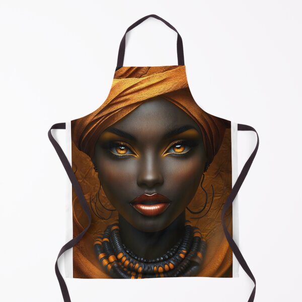 Item preview, Elegant portrait with vibrant orange accents designed and sold by Artessie.