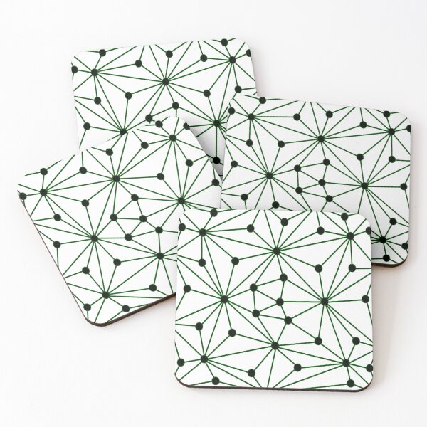 Item preview, Abstract geometric pattern - green. designed and sold by K.S ART.