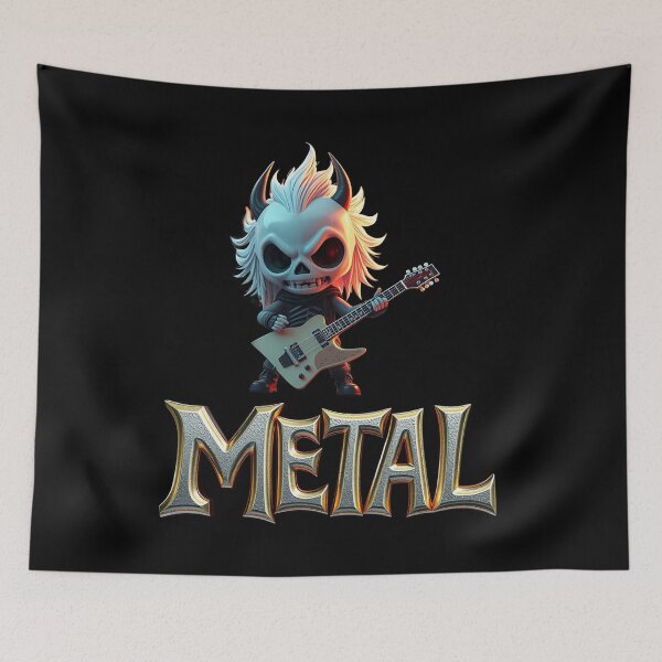 Item preview, Metal Guy, Heavy Music, Kawaii Design designed and sold by Burn-Ego.