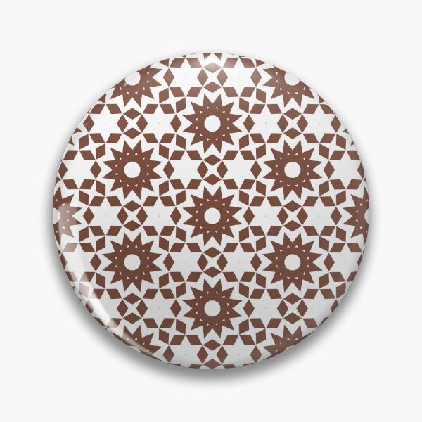 Item preview, Geometric Star Pattern in Brown designed and sold by Genie-0750.