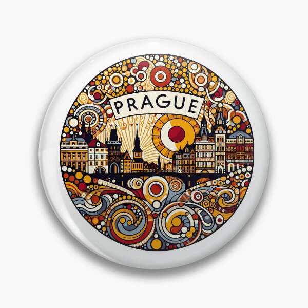 Item preview, Prague – Minimalist Cubic Art Celebrating the City of a Hundred Spires designed and sold by OzzFrequency.
