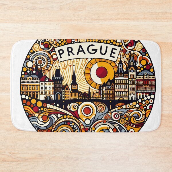 Item preview, Prague – Minimalist Cubic Art Celebrating the City of a Hundred Spires designed and sold by OzzFrequency.