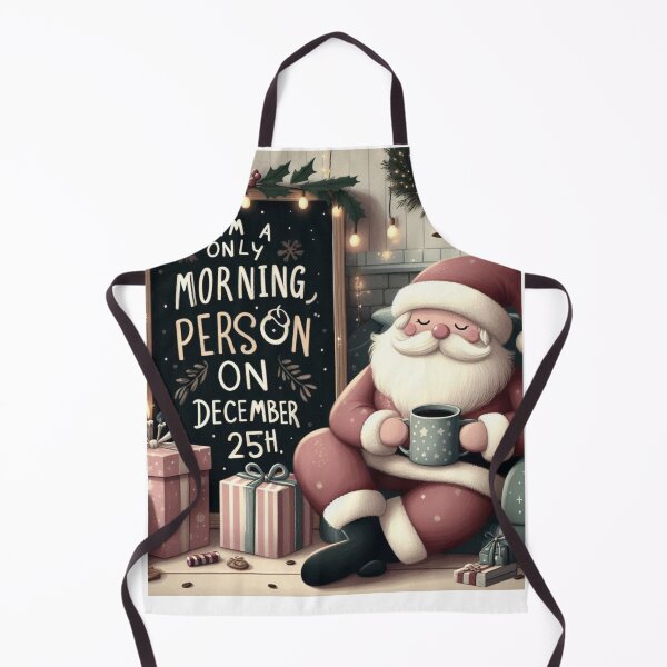 Item preview, Santa 'I'm only a morning person on dec 25th' Christmas Shirts designed and sold by EpiphanyArt28.
