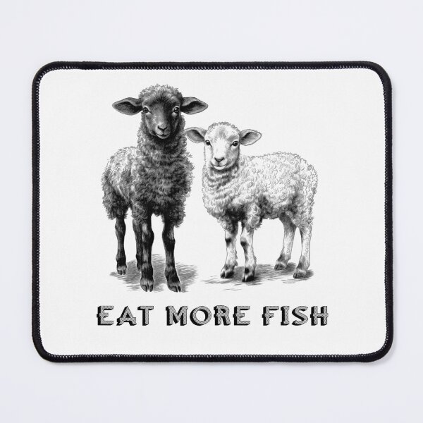 Item preview, EAT MORE FISH designed and sold by xposedbydesign.