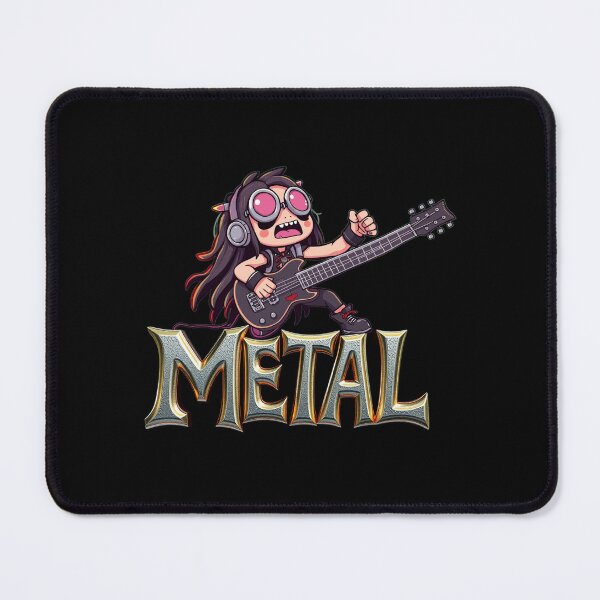 Item preview, Kawaii Metal Guy, Heavy Music, Anime Design designed and sold by Burn-Ego.