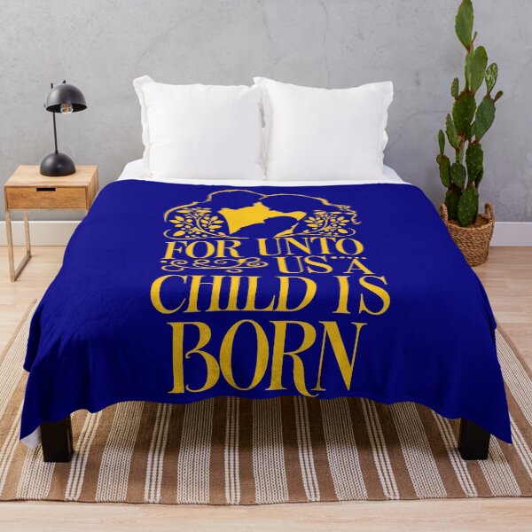 Item preview, For Unto Us A Child is born, Nativity Design designed and sold by MagicByAmos.