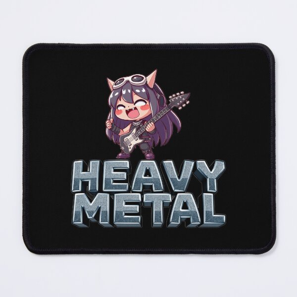 Item preview, Kawaii Metal, Heavy Music, Anime Cat Girl designed and sold by Burn-Ego.