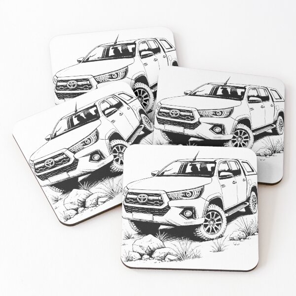 Aperçu de l'œuvre Toyota Hilux tout-terrain créée et vendue par rokojin.