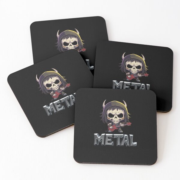 Item preview, Kawaii Metal, Heavy Music, Anime Skull Guy designed and sold by Burn-Ego.
