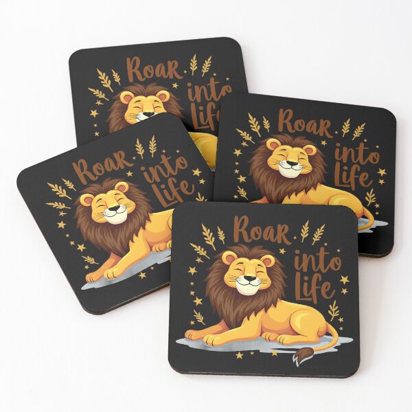 Item preview, Roar info life with this cute lion designed and sold by FriendlyLlama.