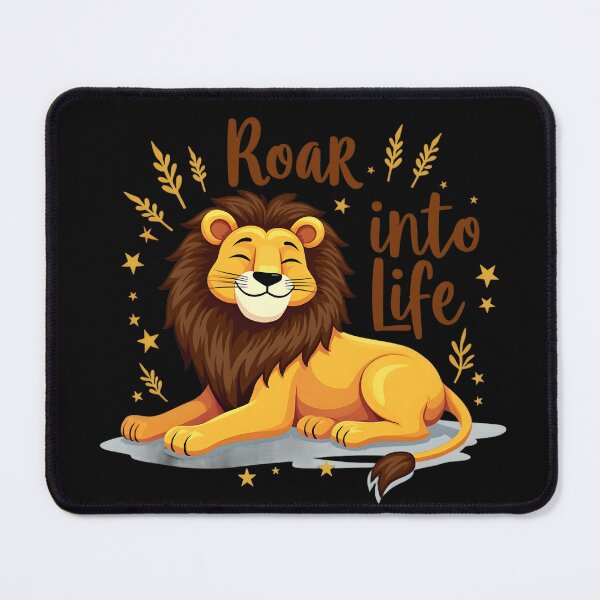 Item preview, Roar info life with this cute lion designed and sold by FriendlyLlama.