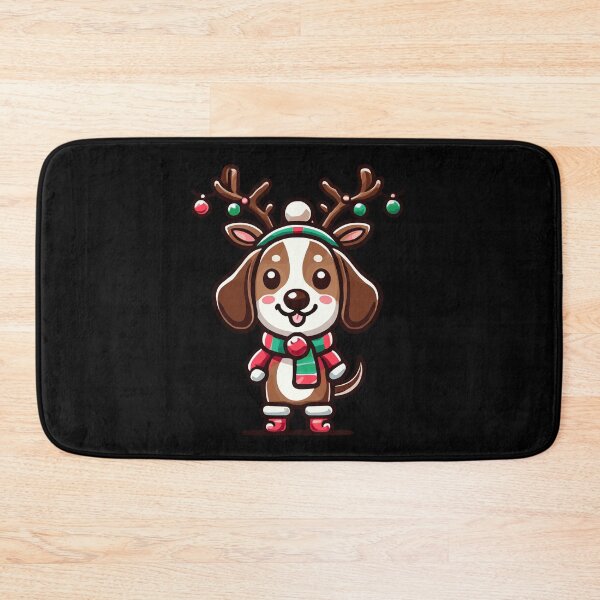 Item preview, Festive Reindeer Puppy Christmas Cheer designed and sold by LuminOrb.