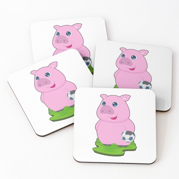 Item preview, Pig Soccer player Soccer designed and sold by Snabdesign84.