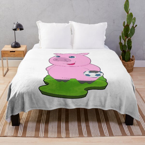 Item preview, Pig Soccer player Soccer designed and sold by Snabdesign84.