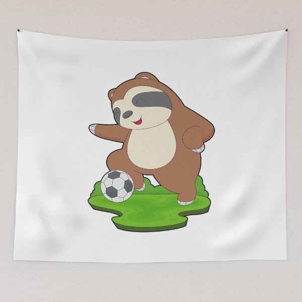 Item preview, Sloth Soccer player Soccer designed and sold by Snabdesign84.