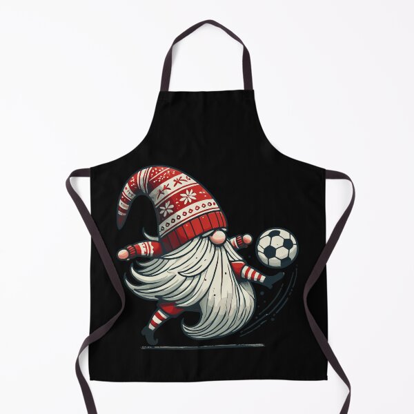 Item preview, Weihnachtlicher Fußball Gnom Zwerg Elf Fan designed and sold by LuminOrb.