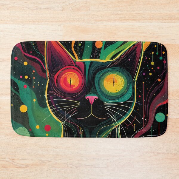 Item preview, Abstract Back Cat designed and sold by RubisLeaf.