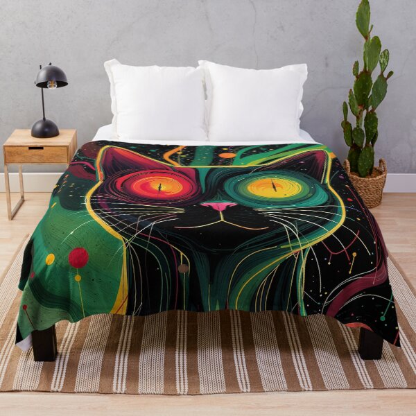 Item preview, Abstract Back Cat designed and sold by RubisLeaf.