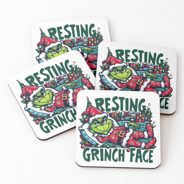 Item preview, The Grinch Resting Grinch Face Christmas Shirts designed and sold by EpiphanyArt28.