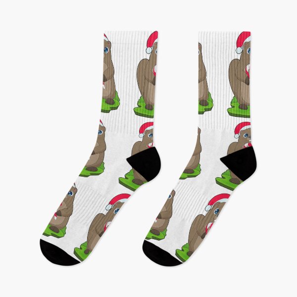 Item preview, Beaver Christmas Candy cane designed and sold by Snabdesign84.