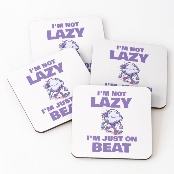 Item preview, I'm not Lazy I'm just on Beat designed and sold by 87-Aesthetics.