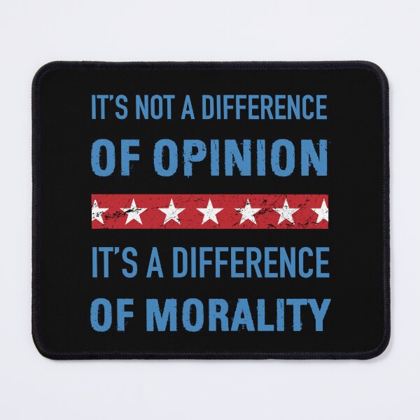 Item preview, Anti-Trump Difference Of Morality designed and sold by thepixelgarden.
