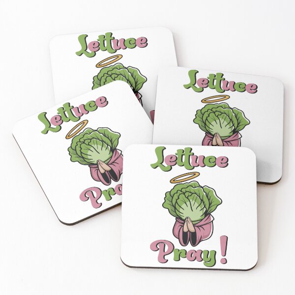 Item preview, Lettuce pray Funny Lettuce Pun designed and sold by MonkaDesigns.