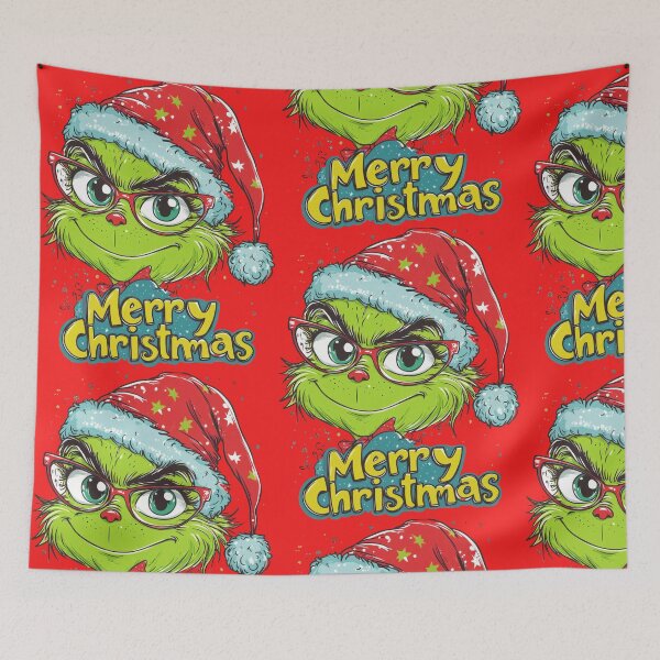 Item preview, Merry Christmas Grinch T-Shirt Design designed and sold by ABArtByAlexST.