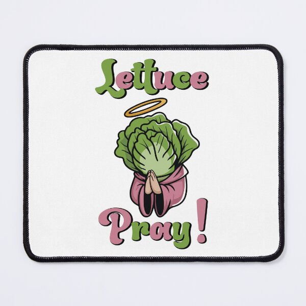 Item preview, Lettuce pray Funny Lettuce Pun designed and sold by MonkaDesigns.