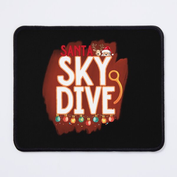 Item preview, Skydiving Parachuter Christmas Santa - pin designed and sold by youraircraftart.