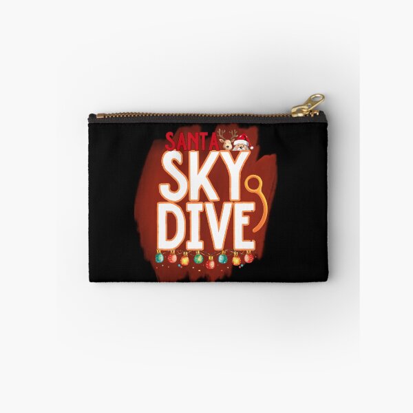 Item preview, Skydiving Parachuter Christmas Santa - pin designed and sold by youraircraftart.