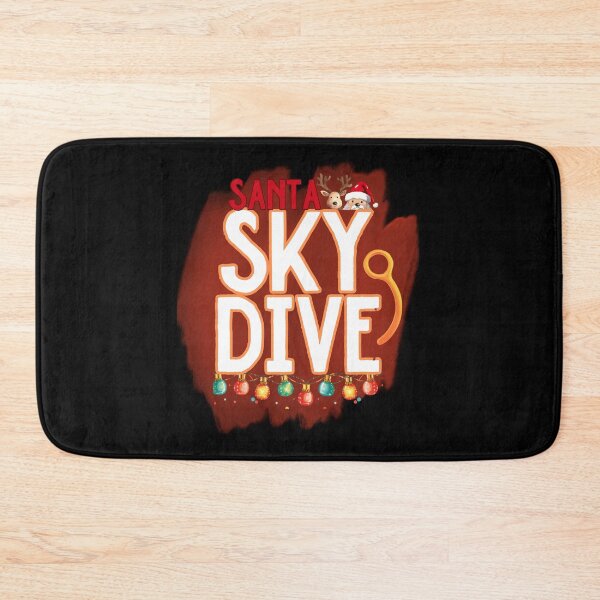 Item preview, Skydiving Parachuter Christmas Santa - pin designed and sold by youraircraftart.
