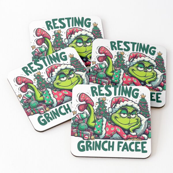 Item preview, The Grinch Resting Grinch Face Christmas Shirts designed and sold by EpiphanyArt28.