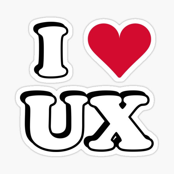 Item preview, I love UX - UX designer designed and sold by Inspirationmotivation.