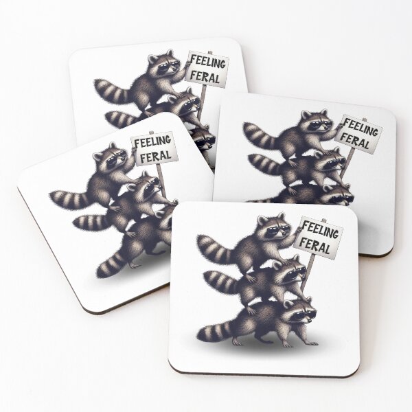 Item preview, Wild Funny Raccoon  designed and sold by zingbing.