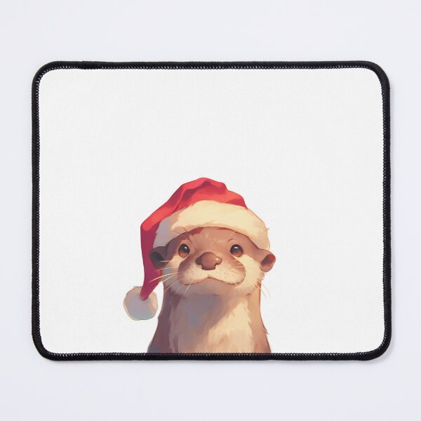 Item preview, Your cute happy friend christmas otter designed and sold by PatternFly.