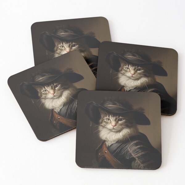 Artikelvorschau, Katze im Rembrandt-Stil entworfen und verkauft von whitecat23.