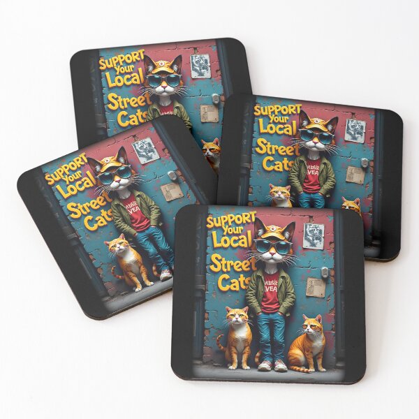 Item preview, Support the stray cats in your neighborhood designed and sold by ArtCreator2023.